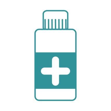 covid 19 coronavirus, tıbbi şişe koruma salgını önleme hastalığı salgın hattı tasarım simgesi