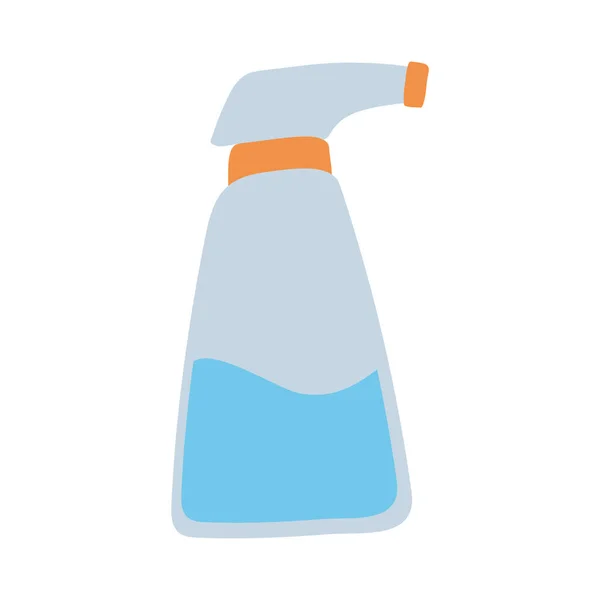Limpeza spray garrafa higiene ícone de design isolado — Vetor de Stock