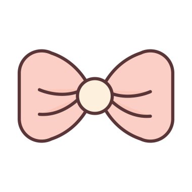 hediye yayı süsleme satırı ve simgeyi doldur