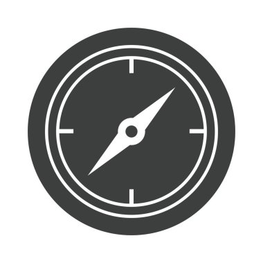 pusula gülü navigasyon kartografi ekipmanı siluet tasarım simgesi