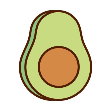 sağlıklı yiyecek taze meyve ürünü avokado dilimi ve stil simgesi