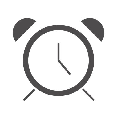 Alarm saat çizgisi biçimi simgesi