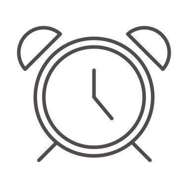 Alarm saat çizgisi biçimi simgesi