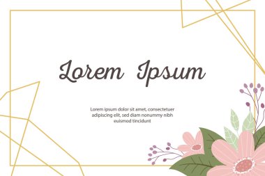 düğün davetiyesi dekoratif tebrik kartı ya da duyuru