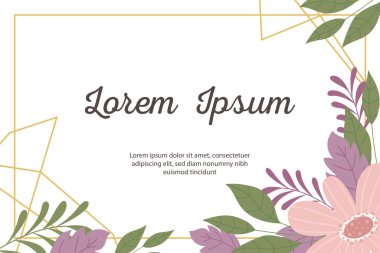 düğün davetiyesi dekoratif tebrik kartı ya da duyuru