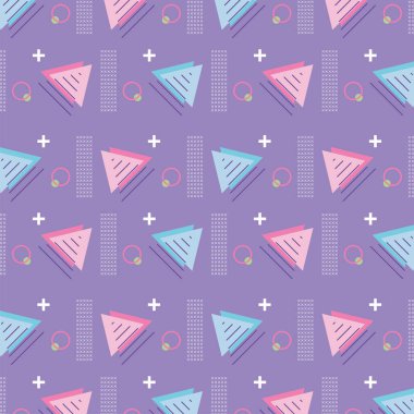 80lerin geometrik şekilli memphis sıvı şekli 90 'ların tarzında soyut arkaplan