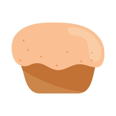 Ekmek çöreği tatlı menüsü fırın ürünleri düz biçim ikon