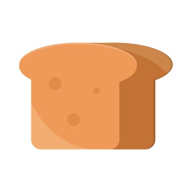 ekmek tam tahıl menüsü fırın gıda ürünü düz biçim simgesi