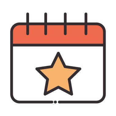 Sosyal medya takvimi dijital internet ağı iletişim teknolojisi hattı ve tasarım simgesini doldur