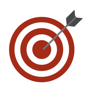 strateji hedefi ofis işi düz biçim simgesi