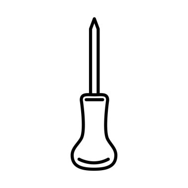 marangoz aracı onarım ve inşaat ekipmanları çizgi simgesi