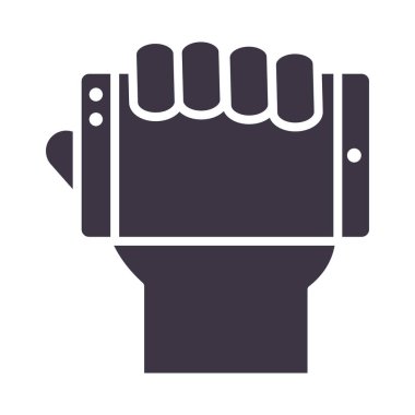 akıllı telefon el aygıtı teknolojisi siluet tarzı tasarım simgesi