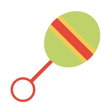 Küçük çocukların oynaması için oyuncak bebek nesnesi, düz çizgi film