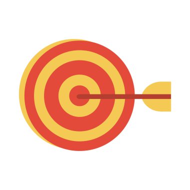 Dart tahtası oyuncağı küçük çocukların oynaması için, düz çizgi film