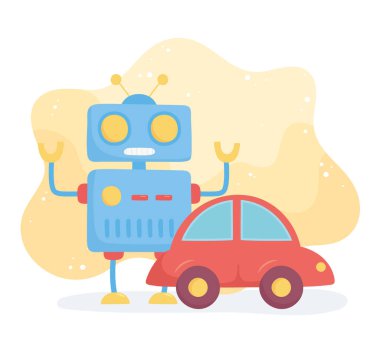 Oyuncaklar küçük çocukların çizgi film robotu ve araba oynamasına karşı çıkar.