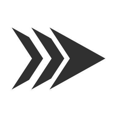 çift sağ ok yönü ileri düğme siluet biçimi simgesi