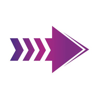 ok yönüyle ilgili simge, doğru noktalı yönelim gradyanı biçimi