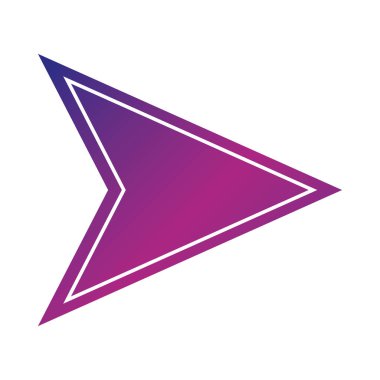 ok imleci web tıklama dijital simge gradyan biçimi simgesi