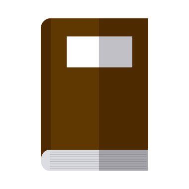 Okul eğitimi, gölge ile düz kitap ikonu okumayı öğrenin