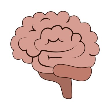 beyin organı yaratıcılık çizgisi ve biçim simgesi