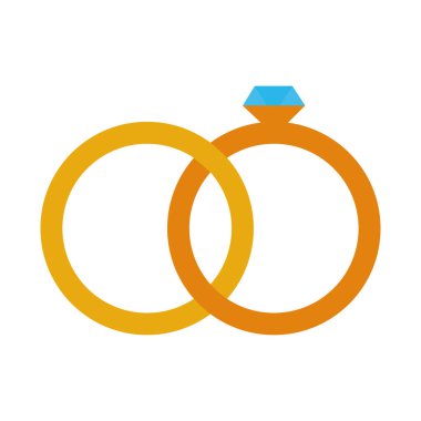 Aşk kalp romantik nikah yüzükleri Elmas düz stil ikon