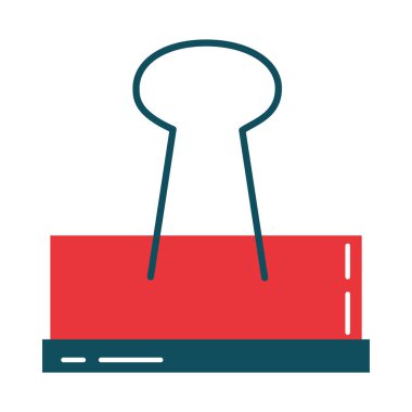 ataç ofisi veya okul tedarik düz stil simgesi