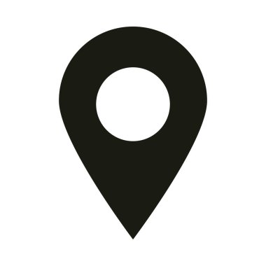 mobil uygulama gps navigasyon işaretçisi web düğmesi menüsü dijital siluet biçimi simgesi