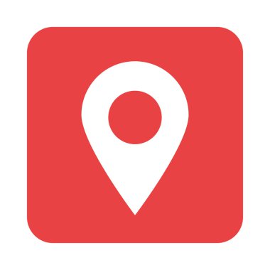 mobil uygulama gps navigasyon işaretçisi web düğmesi menüsü dijital düz biçim simgesi