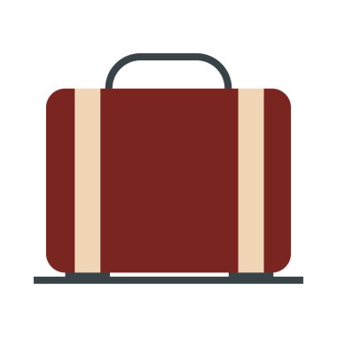 Havaalanı valizi seyahat terminali turizmi ya da işletme düz resim