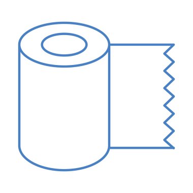 İzometrik onarım yapılandırması yapışkan bant çalışma aracı ve ekipman doğrusal biçim ikonu tasarımı