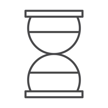 Kum Saati saat çizelgesi simgesi tasarımı