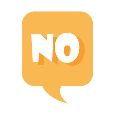 argo baloncukları, beyaz arkaplan üzerinde sarı baloncuk yok, düz simge tasarımı