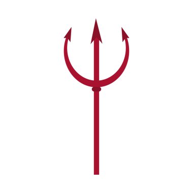 Cadılar bayramın kutlu olsun, şeytan çatal numarası ya da parti ikonu.