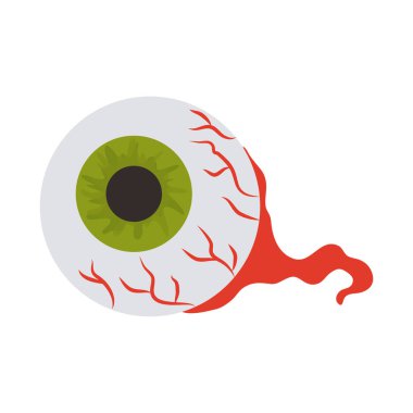 Cadılar bayramın kutlu olsun, ürkütücü göz yanılması ya da parti kutlaması ikonu.