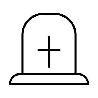 Cadılar Bayramınız kutlu olsun, mezar taşı şaka mı şeker mi parti kutlama ikonu tasarımı