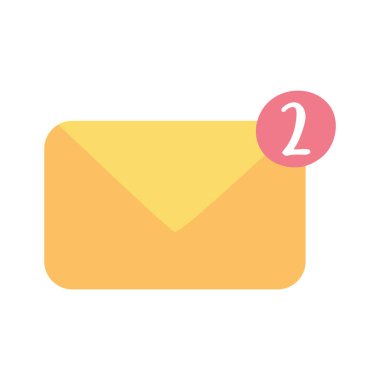 e- posta iletisi sosyal ağı beyaz arkaplanda izole edildi