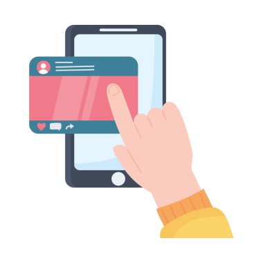 Elle dokunulan ekran mobil sosyal ağ iletişim sistemi ve teknolojileri