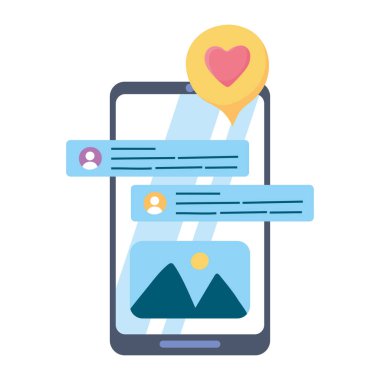 Akıllı telefon sohbet romantik sosyal ağ iletişimi ve teknolojileri