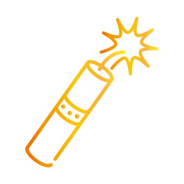 Havai fişek olayı karnaval gradyan biçim vektörü