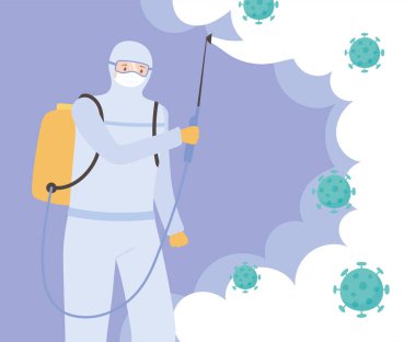 Virüs dezenfeksiyonu, tıbbi bilim adamlarının koronavirüsü dezenfekte etmesi, önleyici önlemler covid 19