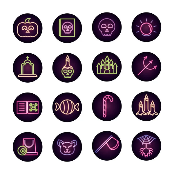 Cadılar bayramın kutlu olsun, şeker mi şaka mı parti kutlaması balkabağı kafatası mum kemikler tabut örümceği ikonları