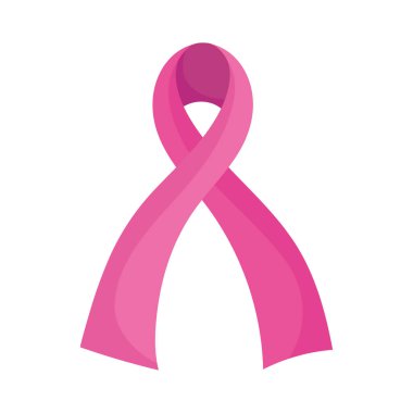 Göğüs kanseri farkındalığı ayı pembe kurdele çizgi film vektörü