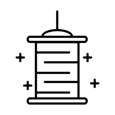 hafif fener süsleme doğrusal biçim simgesi