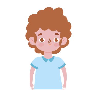 Öğrenci çizgi filmi, izole edilmiş beyaz arkaplan