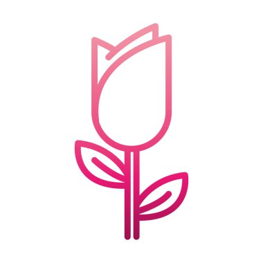 Çiçek narin dekorasyon doğa gradyan tarzı