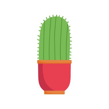 Kaktüs süslemesi izole edilmiş tasarım beyaz arkaplan