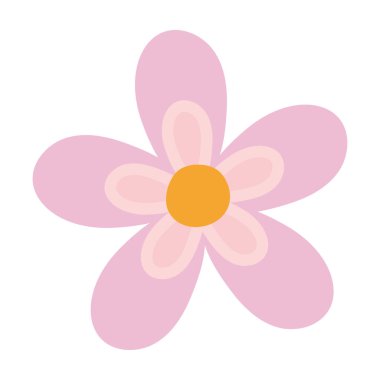 çiçek süsleme doğa izole simge biçimi