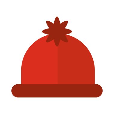 Mutlu Noeller, kırmızı sıcak şapka aksesuar, bayram ikonu stili.