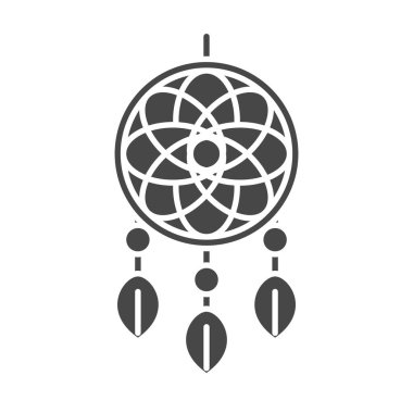 rüya yakalayıcı kabile süsleme siluet simge stili