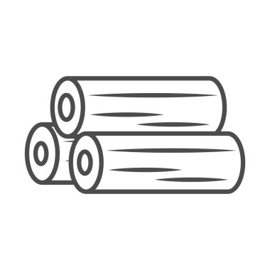 Bahçe işleri, ağaç gövdesinden sütunlar.